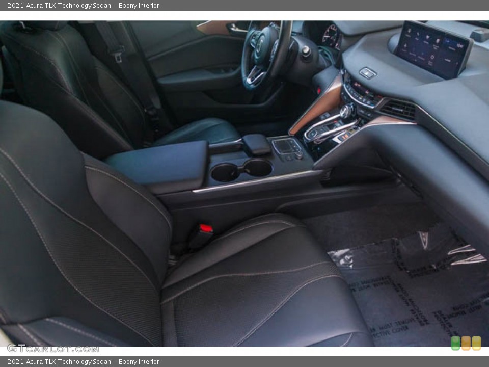 Ebony Interior Photo for the 2021 Acura TLX Technology Sedan #146173821