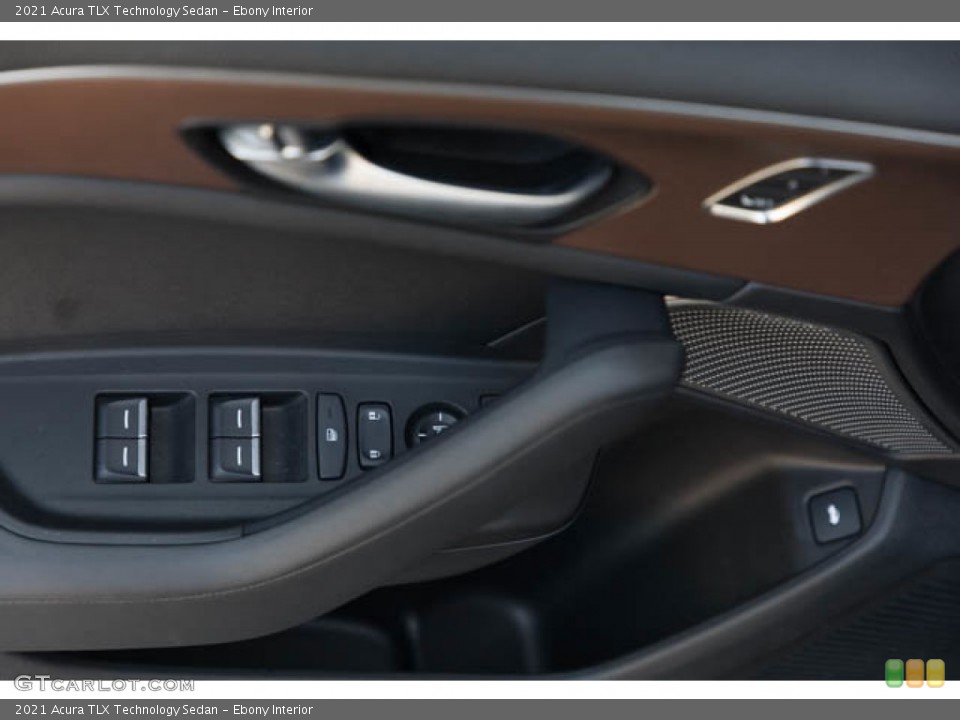 Ebony Interior Door Panel for the 2021 Acura TLX Technology Sedan #146173962