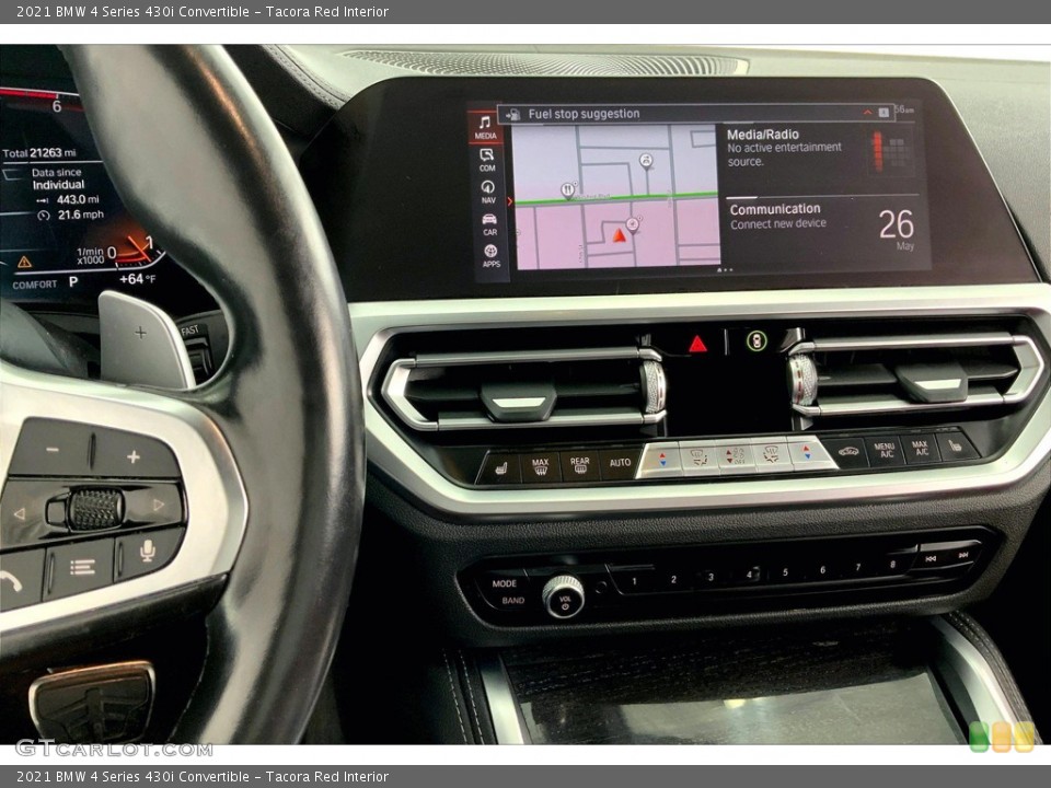 Tacora Red Interior Controls for the 2021 BMW 4 Series 430i Convertible #146174653