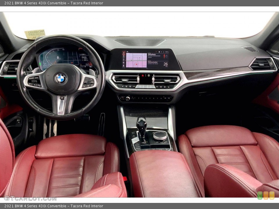 Tacora Red Interior Front Seat for the 2021 BMW 4 Series 430i Convertible #146174889