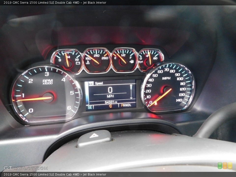 Jet Black Interior Gauges for the 2019 GMC Sierra 1500 Limited SLE Double Cab 4WD #146175081