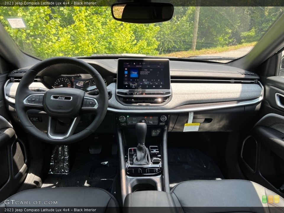 Black Interior Dashboard for the 2023 Jeep Compass Latitude Lux 4x4 #146175153
