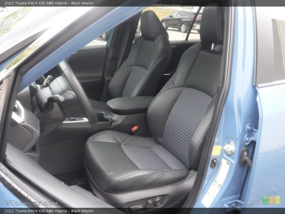 Black Interior Photo for the 2022 Toyota RAV4 XSE AWD Hybrid #146175162