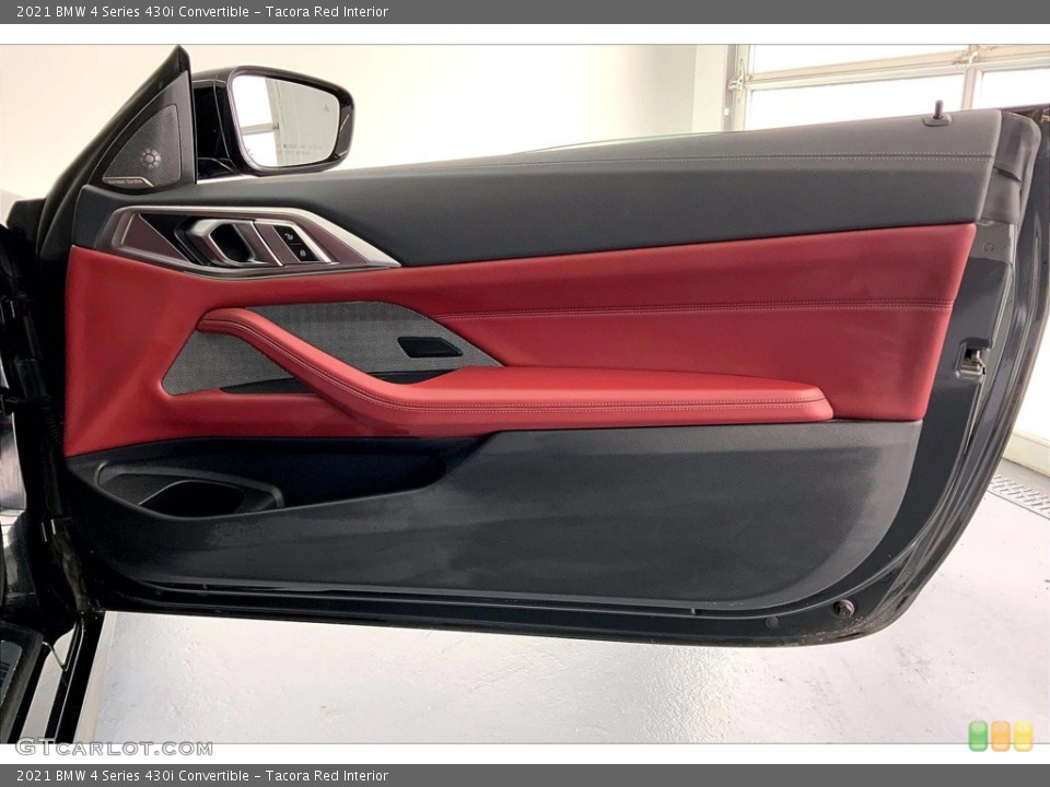Tacora Red Interior Door Panel for the 2021 BMW 4 Series 430i Convertible #146175185