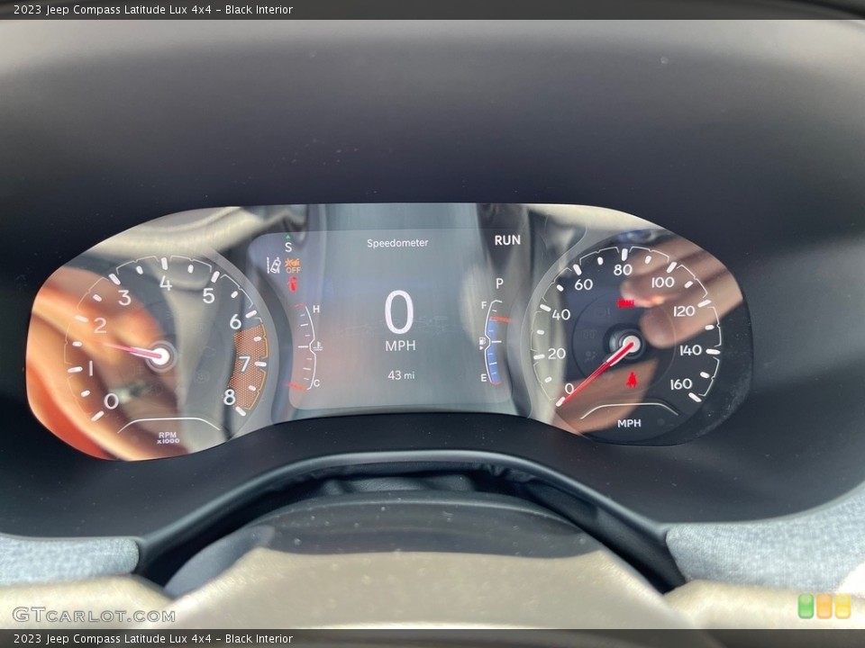 Black Interior Gauges for the 2023 Jeep Compass Latitude Lux 4x4 #146175198