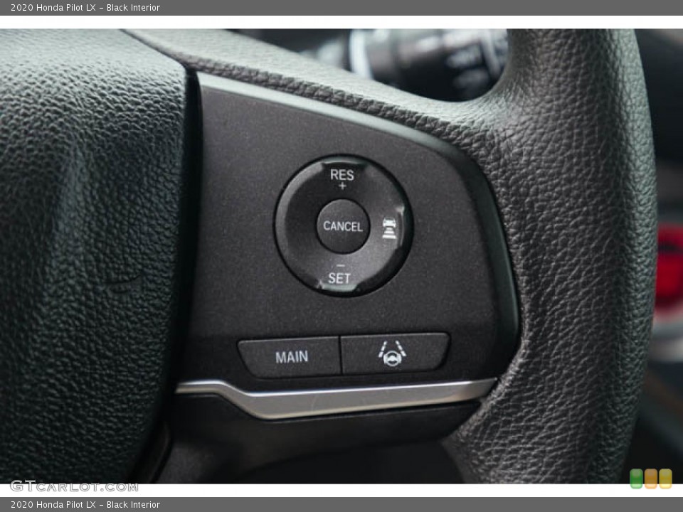 Black Interior Steering Wheel for the 2020 Honda Pilot LX #146175387