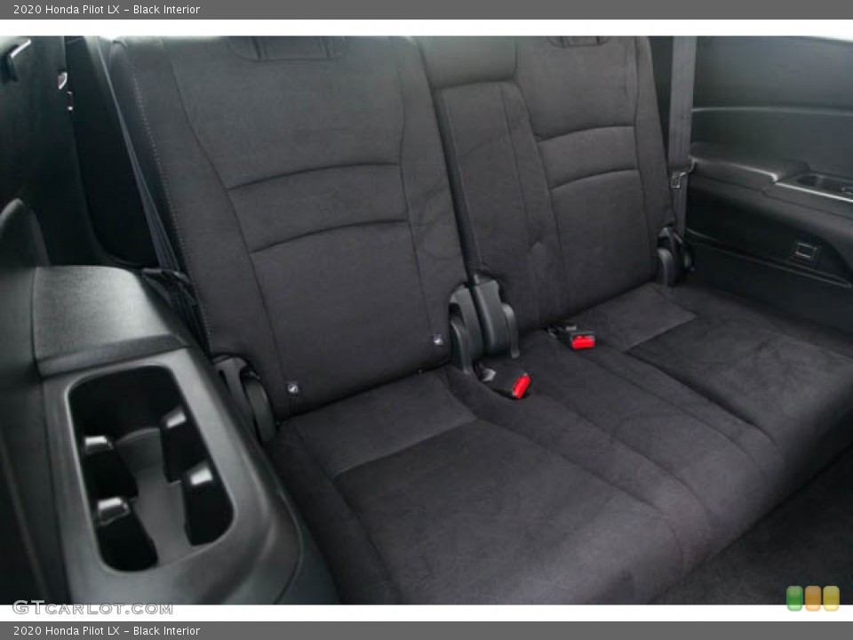 Black Interior Rear Seat for the 2020 Honda Pilot LX #146175525