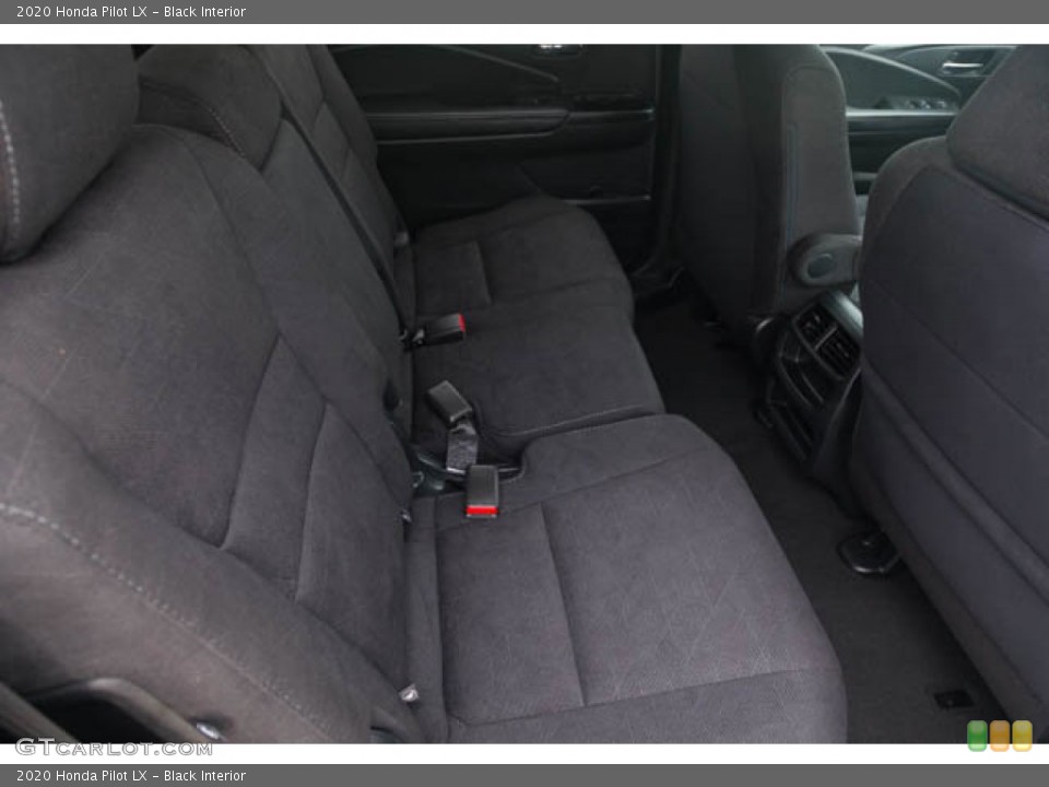 Black Interior Rear Seat for the 2020 Honda Pilot LX #146175543