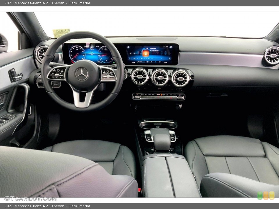 Black Interior Dashboard for the 2020 Mercedes-Benz A 220 Sedan #146175804