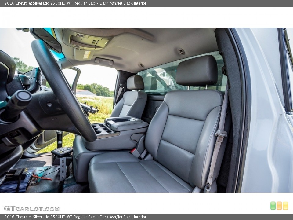 Dark Ash/Jet Black Interior Front Seat for the 2016 Chevrolet Silverado 2500HD WT Regular Cab #146175894
