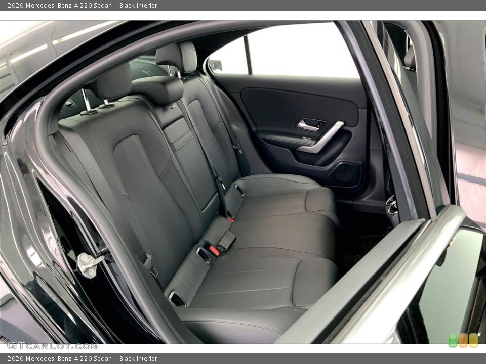Black Interior Rear Seat for the 2020 Mercedes-Benz A 220 Sedan #146175912