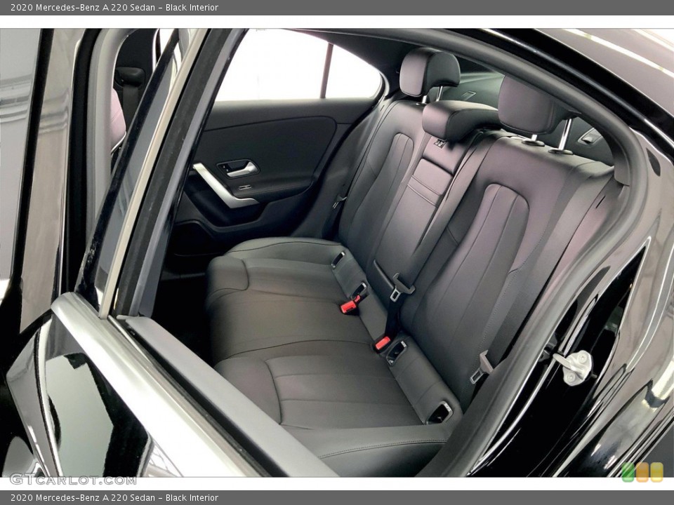 Black Interior Rear Seat for the 2020 Mercedes-Benz A 220 Sedan #146175931