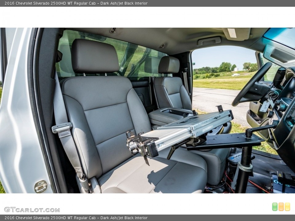 Dark Ash/Jet Black Interior Front Seat for the 2016 Chevrolet Silverado 2500HD WT Regular Cab #146176030