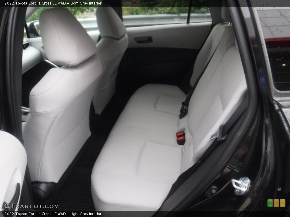 Light Gray Interior Rear Seat for the 2022 Toyota Corolla Cross LE AWD #146176149