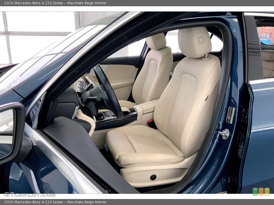 Macchiato Beige Interior Front Seat for the 2020 Mercedes-Benz A 220 Sedan #146176740