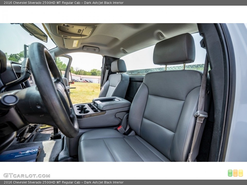 Dark Ash/Jet Black Interior Front Seat for the 2016 Chevrolet Silverado 2500HD WT Regular Cab #146176992