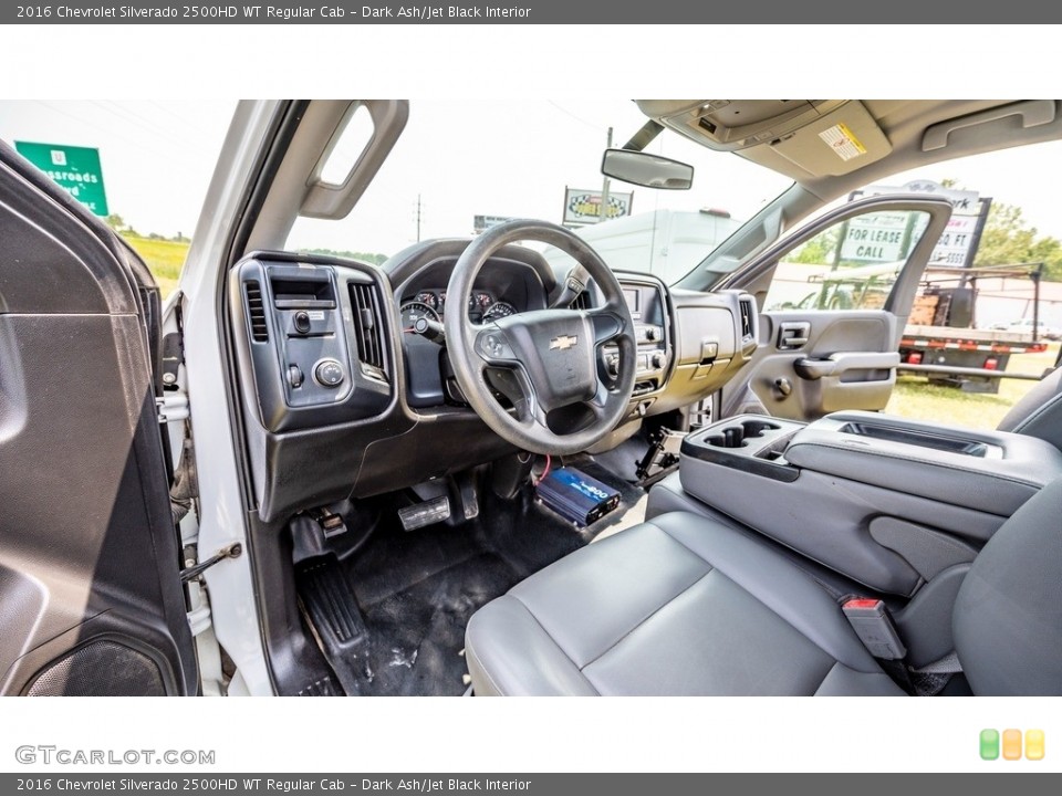 Dark Ash/Jet Black Interior Photo for the 2016 Chevrolet Silverado 2500HD WT Regular Cab #146177058