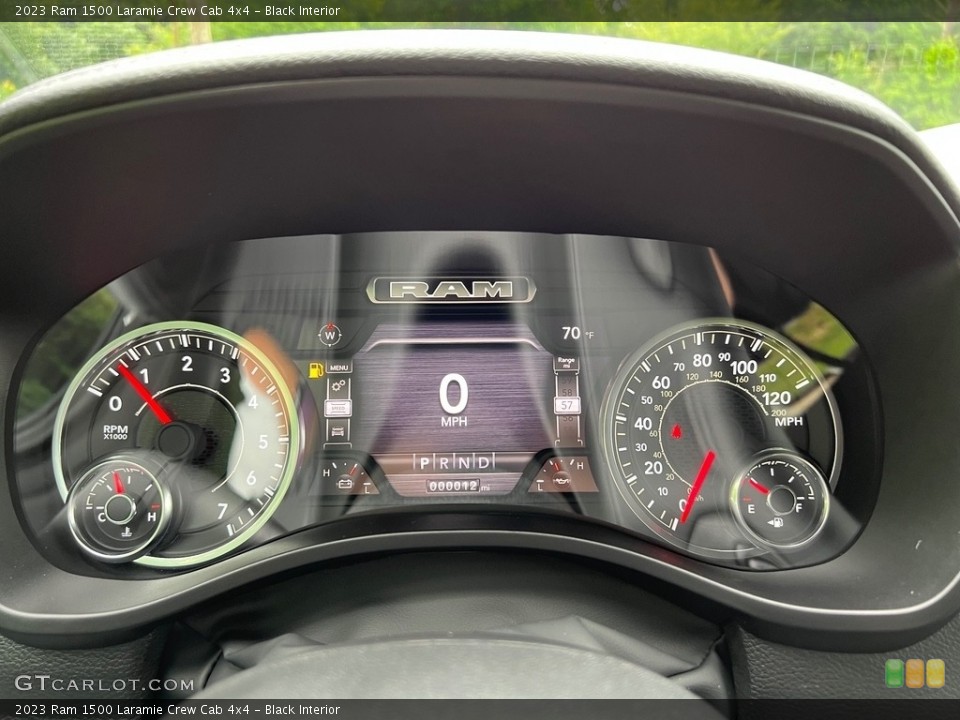Black Interior Gauges for the 2023 Ram 1500 Laramie Crew Cab 4x4 #146177744
