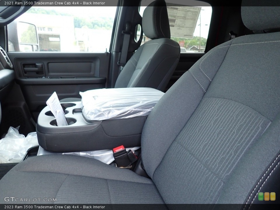 Black Interior Front Seat for the 2023 Ram 3500 Tradesman Crew Cab 4x4 #146178006