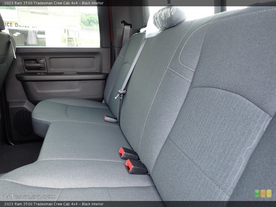Black Interior Rear Seat for the 2023 Ram 3500 Tradesman Crew Cab 4x4 #146178030
