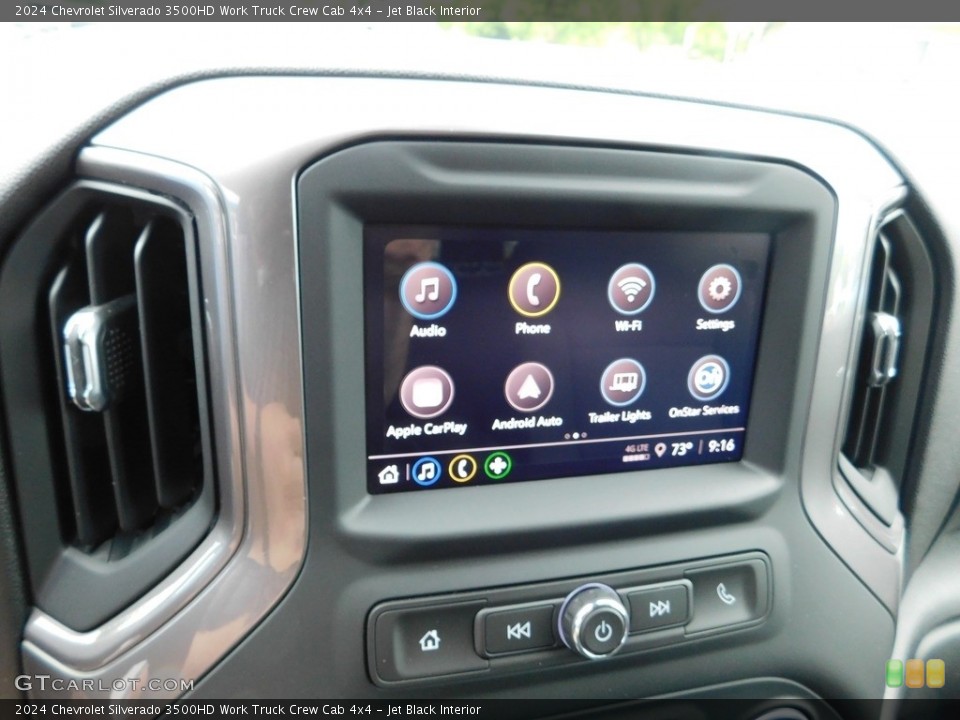 Jet Black Interior Controls for the 2024 Chevrolet Silverado 3500HD Work Truck Crew Cab 4x4 #146178483