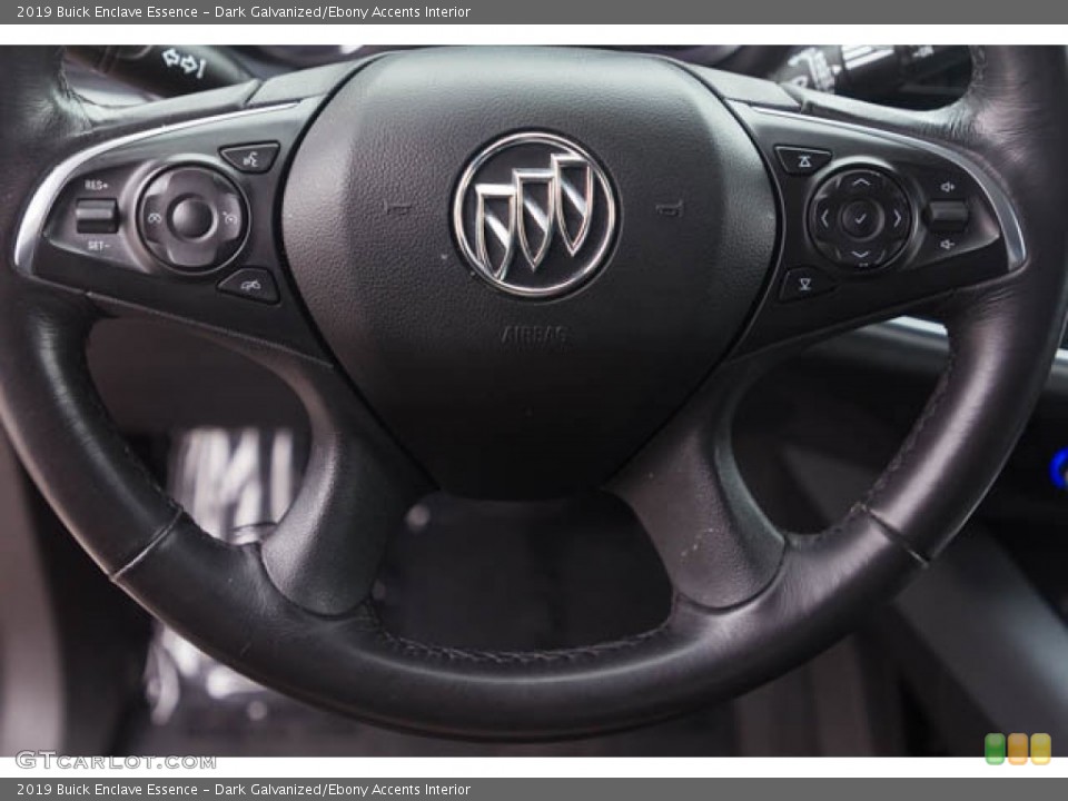 Dark Galvanized/Ebony Accents Interior Steering Wheel for the 2019 Buick Enclave Essence #146178894