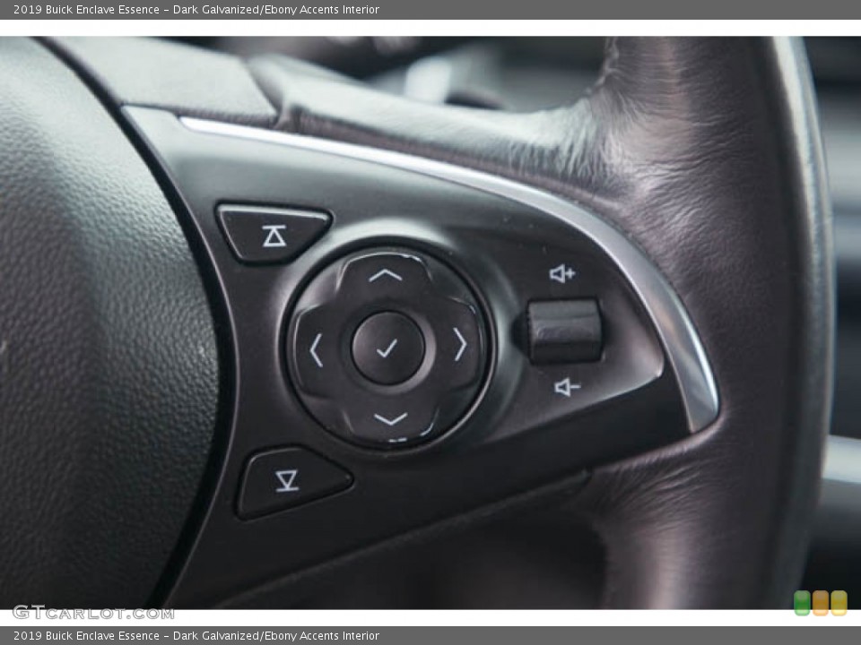 Dark Galvanized/Ebony Accents Interior Steering Wheel for the 2019 Buick Enclave Essence #146178930