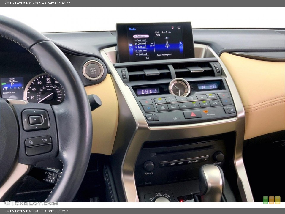 Creme Interior Controls for the 2016 Lexus NX 200t #146179062