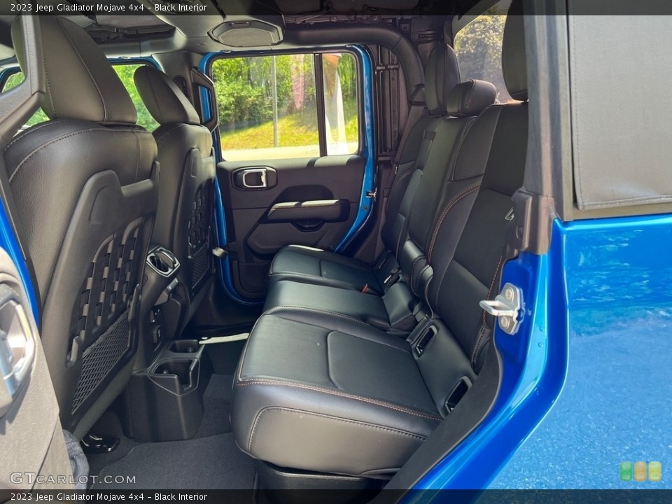 Black Interior Rear Seat for the 2023 Jeep Gladiator Mojave 4x4 #146179203