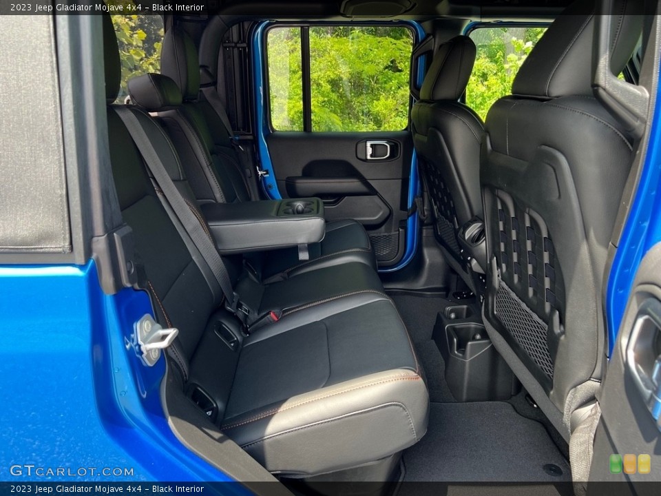 Black Interior Rear Seat for the 2023 Jeep Gladiator Mojave 4x4 #146179263