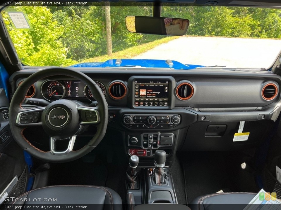 Black Interior Controls for the 2023 Jeep Gladiator Mojave 4x4 #146179314