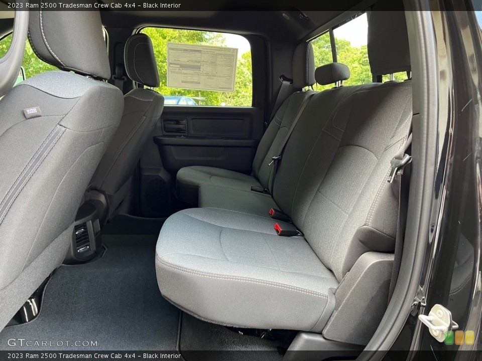 Black Interior Rear Seat for the 2023 Ram 2500 Tradesman Crew Cab 4x4 #146180016