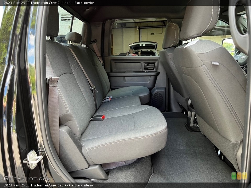 Black Interior Rear Seat for the 2023 Ram 2500 Tradesman Crew Cab 4x4 #146180109