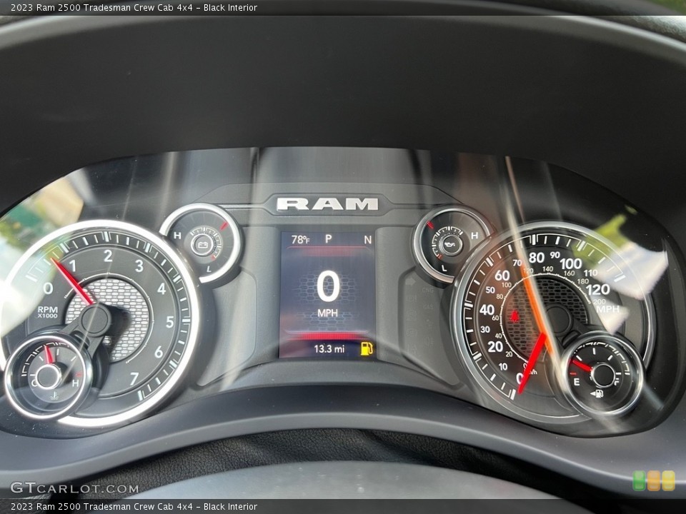 Black Interior Gauges for the 2023 Ram 2500 Tradesman Crew Cab 4x4 #146180187