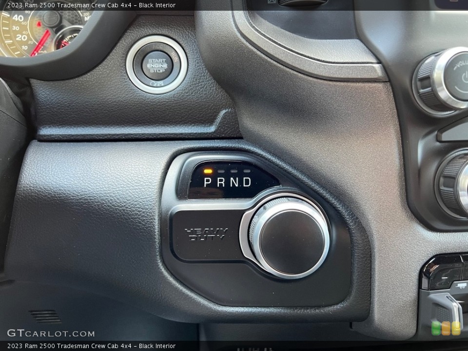 Black Interior Controls for the 2023 Ram 2500 Tradesman Crew Cab 4x4 #146180208
