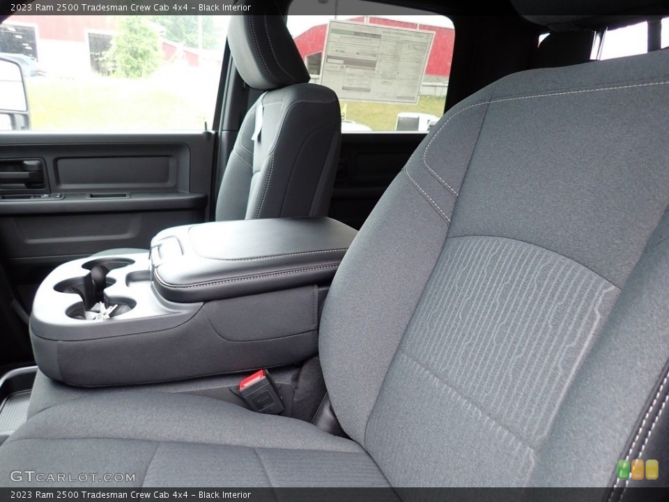 Black Interior Front Seat for the 2023 Ram 2500 Tradesman Crew Cab 4x4 #146180445