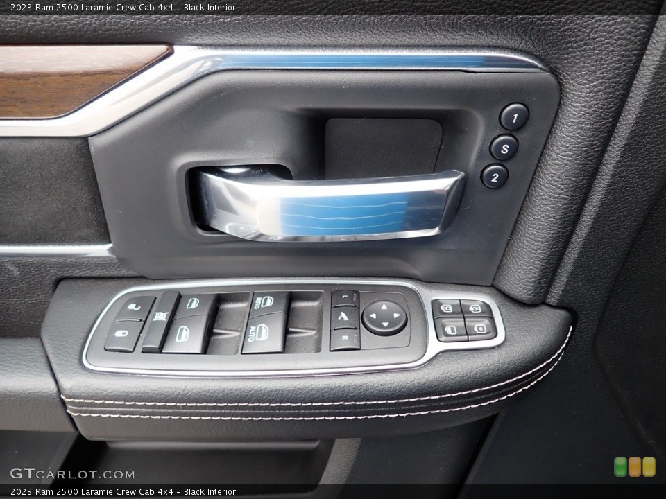 Black Interior Door Panel for the 2023 Ram 2500 Laramie Crew Cab 4x4 #146181015