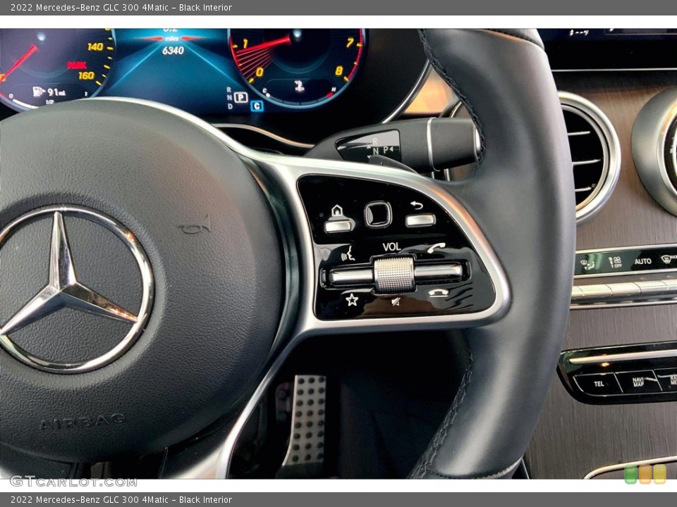 Black Interior Steering Wheel for the 2022 Mercedes-Benz GLC 300 4Matic #146181181