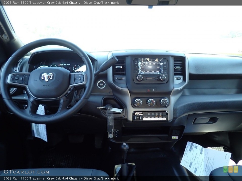 Diesel Gray/Black Interior Dashboard for the 2023 Ram 5500 Tradesman Crew Cab 4x4 Chassis #146181468