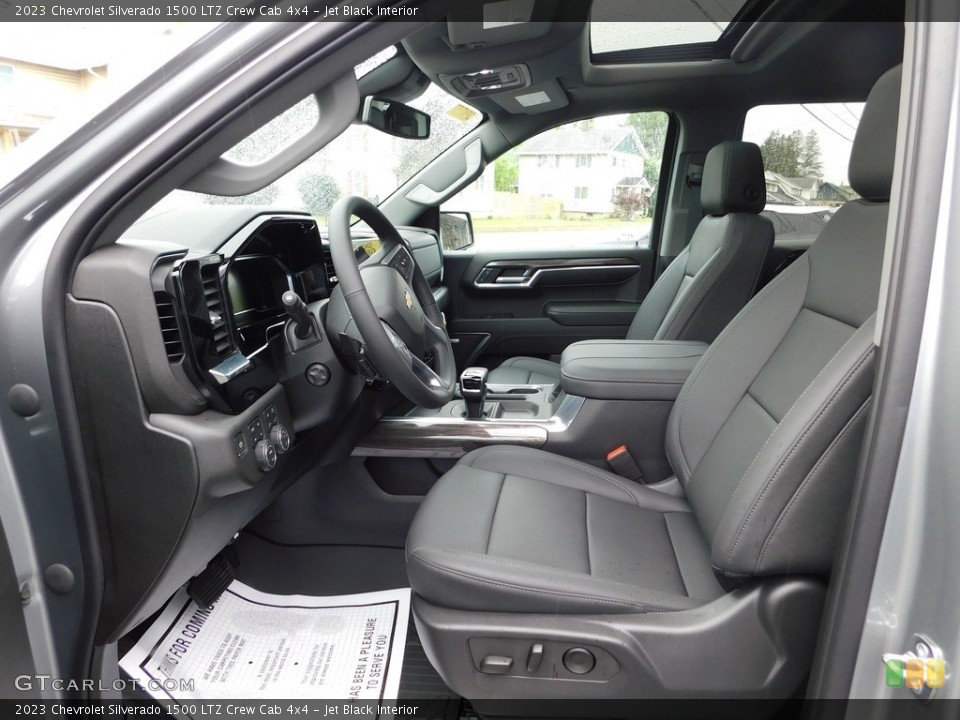 Jet Black Interior Front Seat for the 2023 Chevrolet Silverado 1500 LTZ Crew Cab 4x4 #146181705
