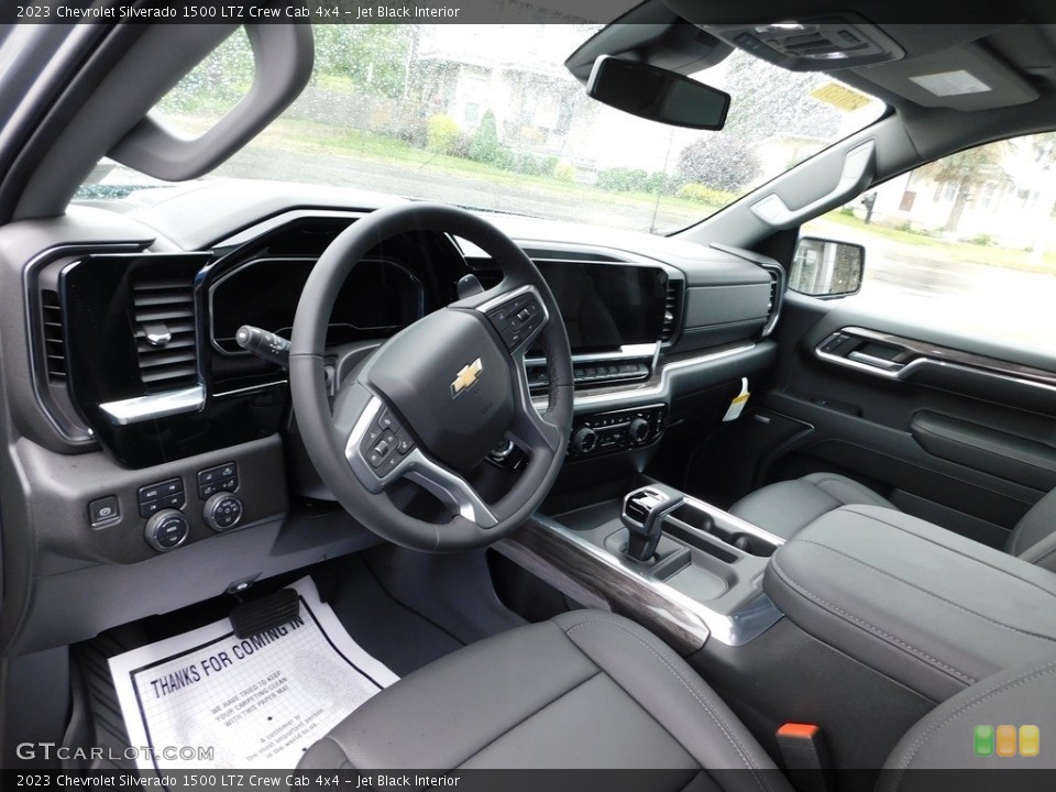 Jet Black Interior Front Seat for the 2023 Chevrolet Silverado 1500 LTZ Crew Cab 4x4 #146181726