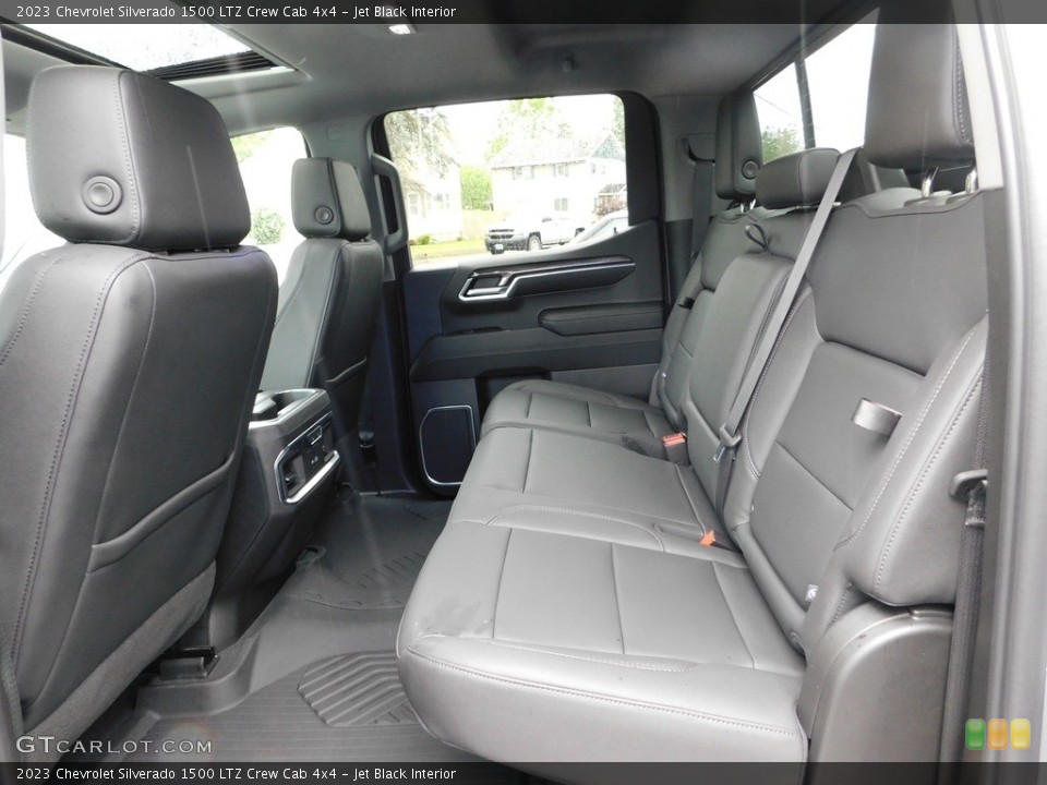 Jet Black Interior Rear Seat for the 2023 Chevrolet Silverado 1500 LTZ Crew Cab 4x4 #146182161