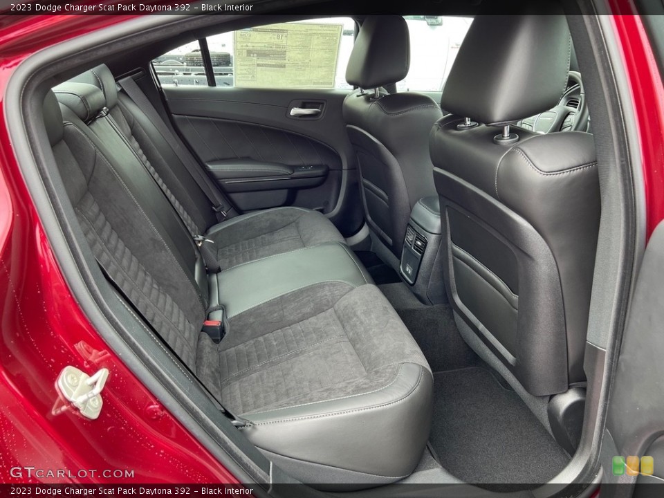 Black Interior Rear Seat for the 2023 Dodge Charger Scat Pack Daytona 392 #146182224