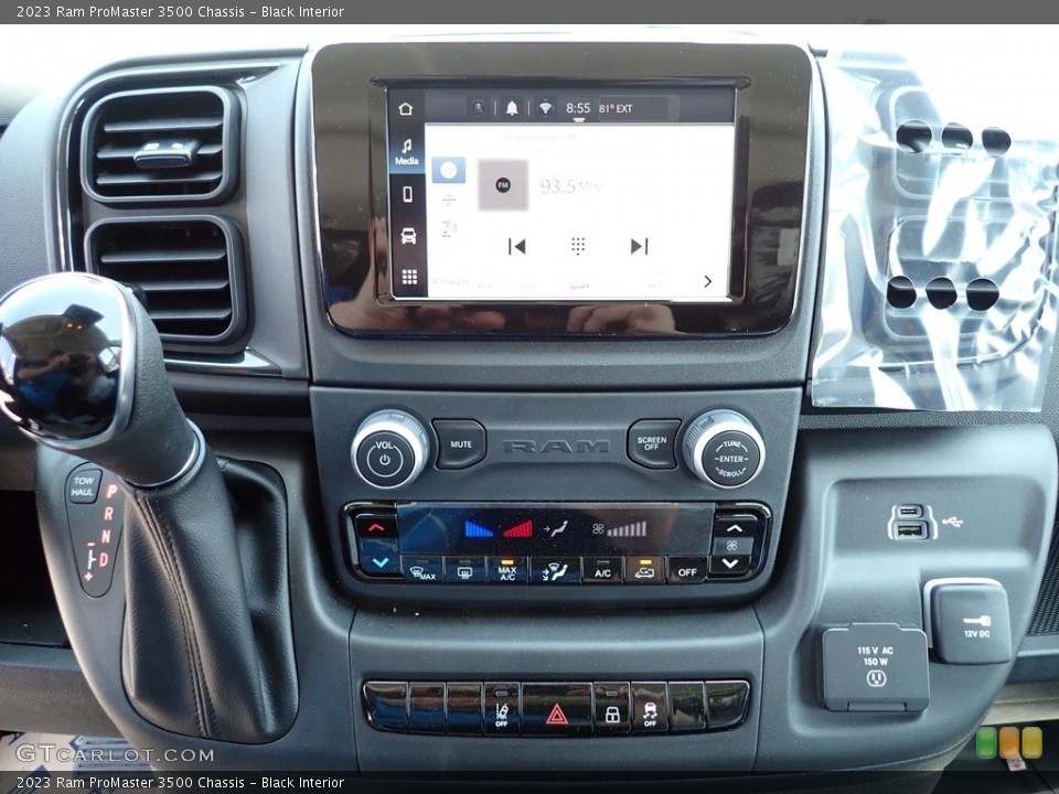 Black Interior Controls for the 2023 Ram ProMaster 3500 Chassis #146183121
