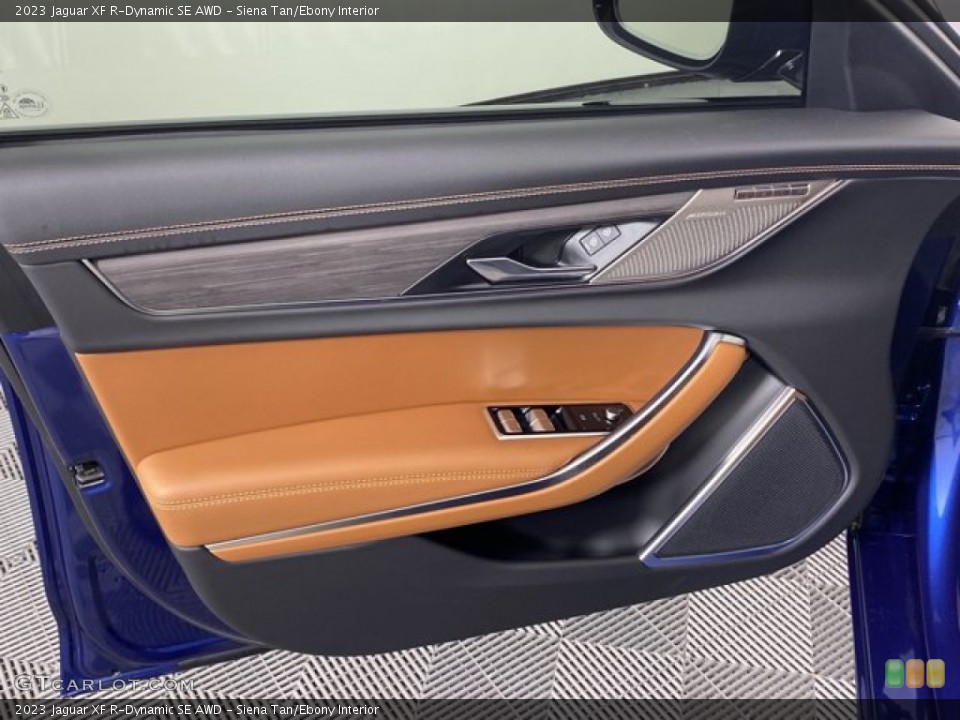 Siena Tan/Ebony Interior Door Panel for the 2023 Jaguar XF R-Dynamic SE AWD #146183504