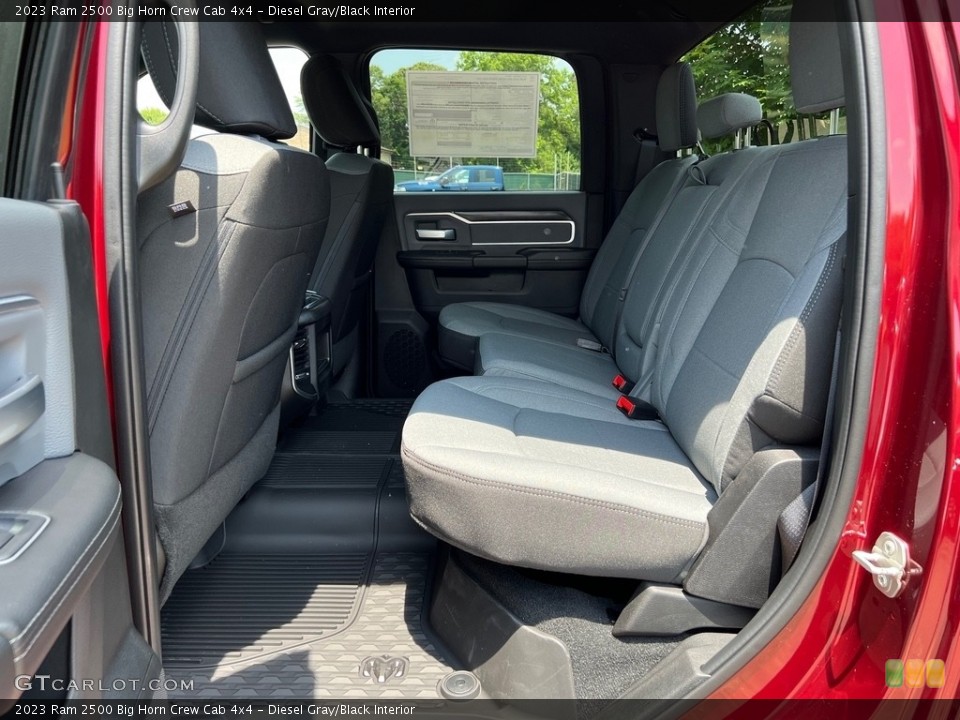 Diesel Gray/Black Interior Rear Seat for the 2023 Ram 2500 Big Horn Crew Cab 4x4 #146184615