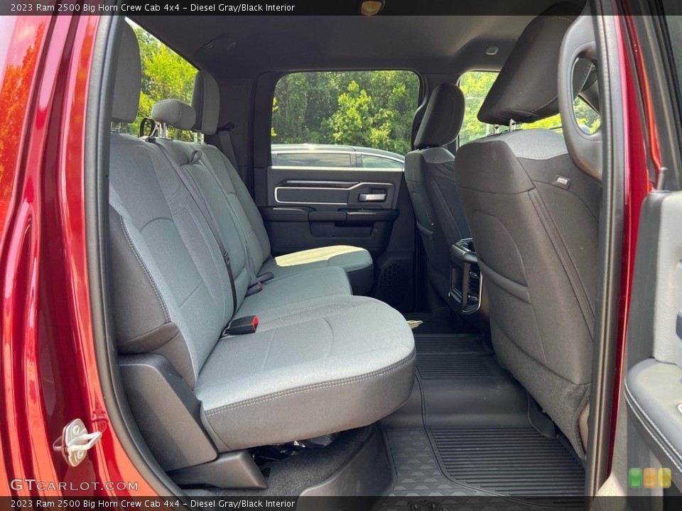 Diesel Gray/Black Interior Rear Seat for the 2023 Ram 2500 Big Horn Crew Cab 4x4 #146184638