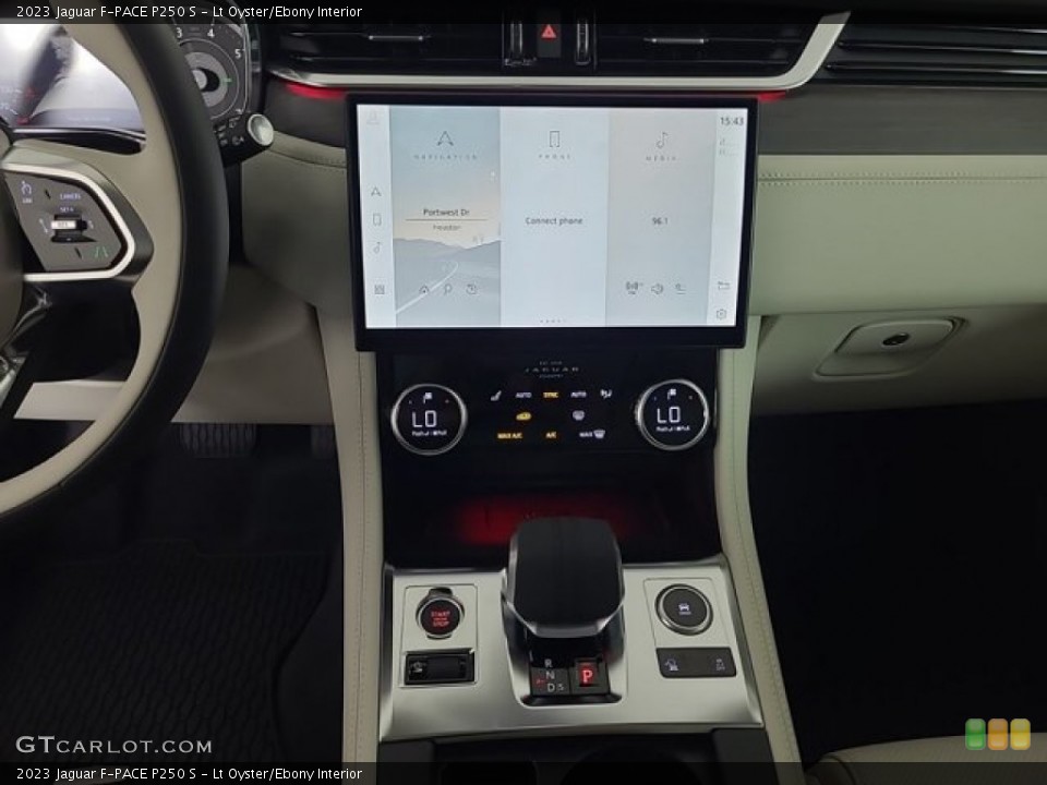 Lt Oyster/Ebony Interior Controls for the 2023 Jaguar F-PACE P250 S #146184792