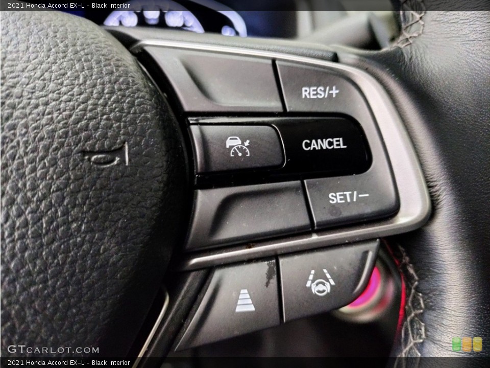 Black Interior Steering Wheel for the 2021 Honda Accord EX-L #146184984