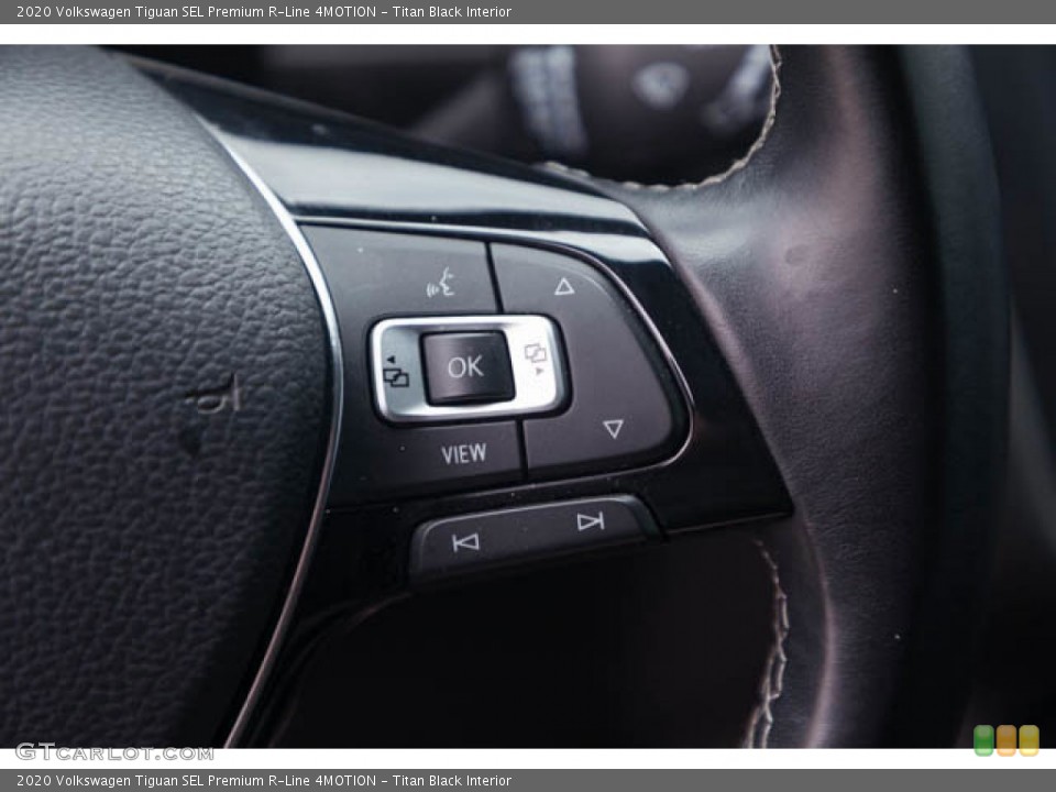 Titan Black Interior Steering Wheel for the 2020 Volkswagen Tiguan SEL Premium R-Line 4MOTION #146185713
